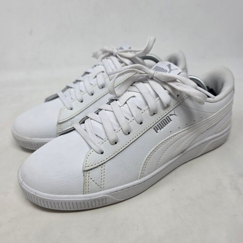Puma White Court Sneakers Retro Tennis Shoes Women’s Size 9